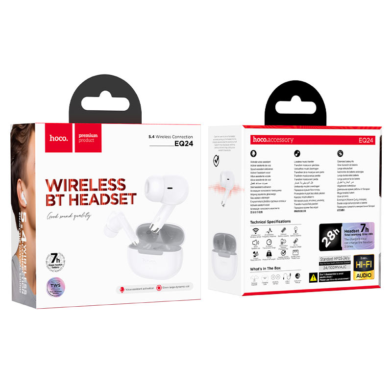 HOCO Wireless Earbuds with Charging Case